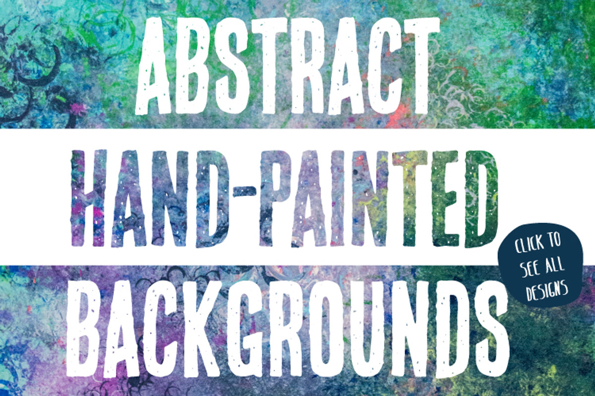 11 Abstract Hand Painted Backgrounds, a Texture Graphic by DanielleDee