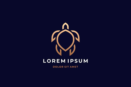 Turtle logo design.
