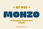 MONZO Display Font, a Sans Serif Font by Panatype™ Studio (Thumbnail 1 of 8)
