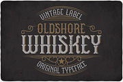 Oldshore Whiskey Typeface, a Script Font by VozzyStock (Thumbnail 1 of 5)