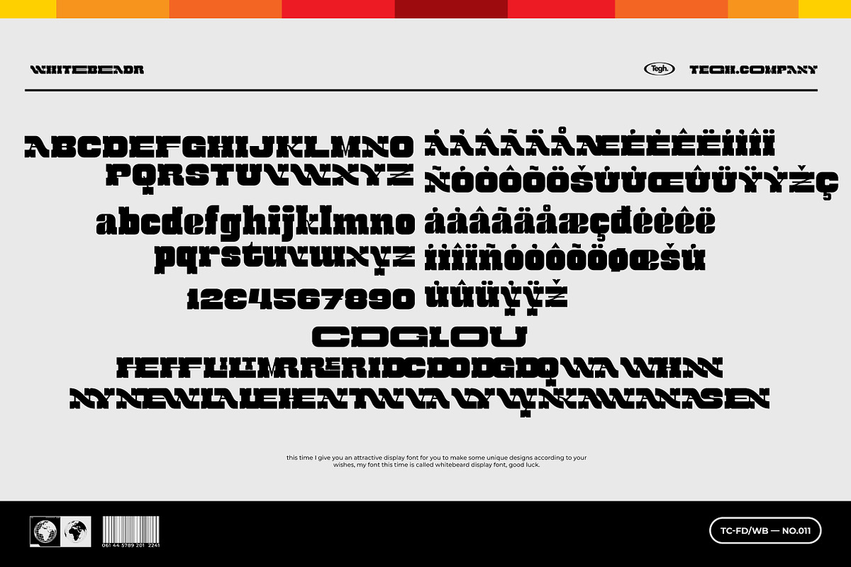 WHITEBEARD DISPLAY, a Font by Tegh co. (Photo 11 of 12)