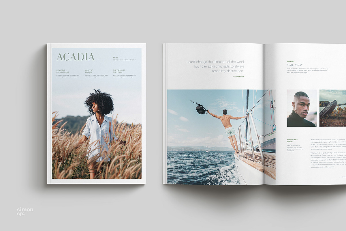 ACADIA Brochure / Magazine, a Brochure Template by Type Here Studio (Photo 2 of 13)