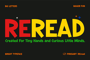 Reread, a Font by Pinisi ART