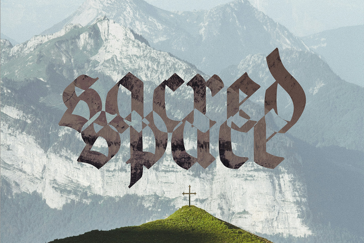 Graflicht Blackletter Font, a Blackletter Font by Small & Simple Things (Photo 2 of 9)