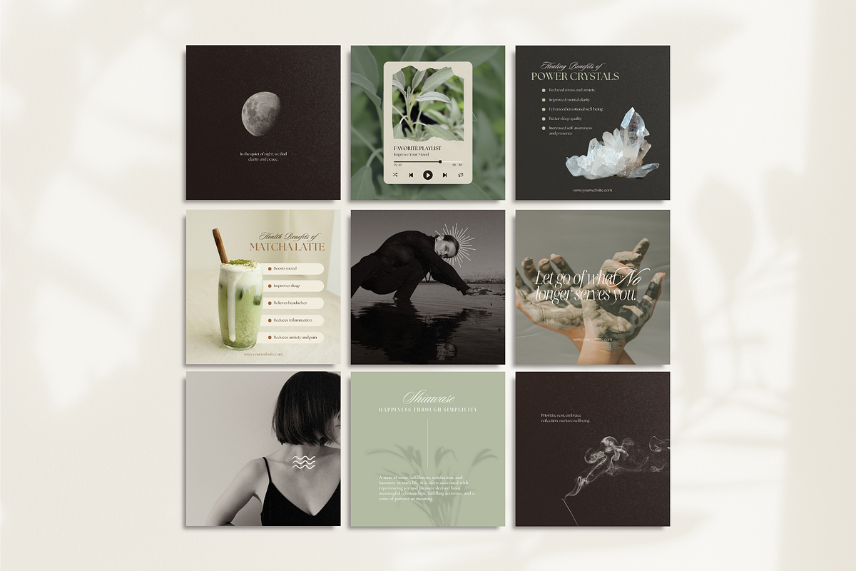 The Wellness Coach Template Bundle, a Social Media Template by The Flossy Finch (Photo 8 of 28)