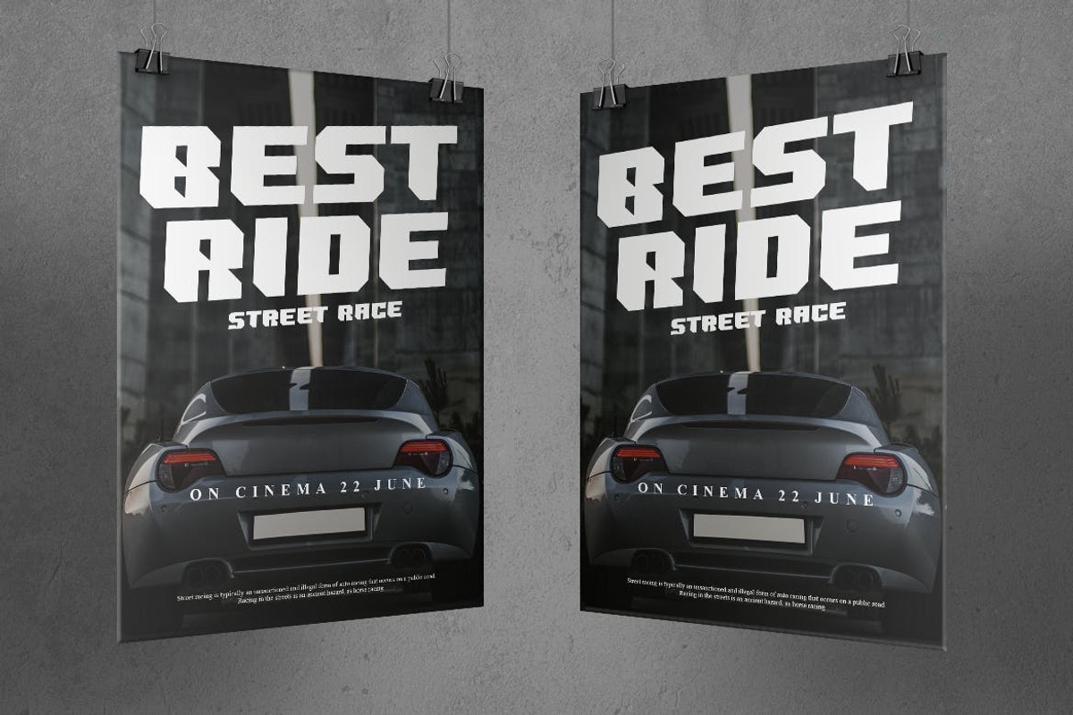 MAXDRIVE- Racing Gaming font, a Sans Serif Font by TokoPress (Photo 5 of 10)