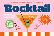 Bocktail - Retro Bold Display Sans, a Sans Serif Font by timelesstype.co (Thumbnail 1 of 20)