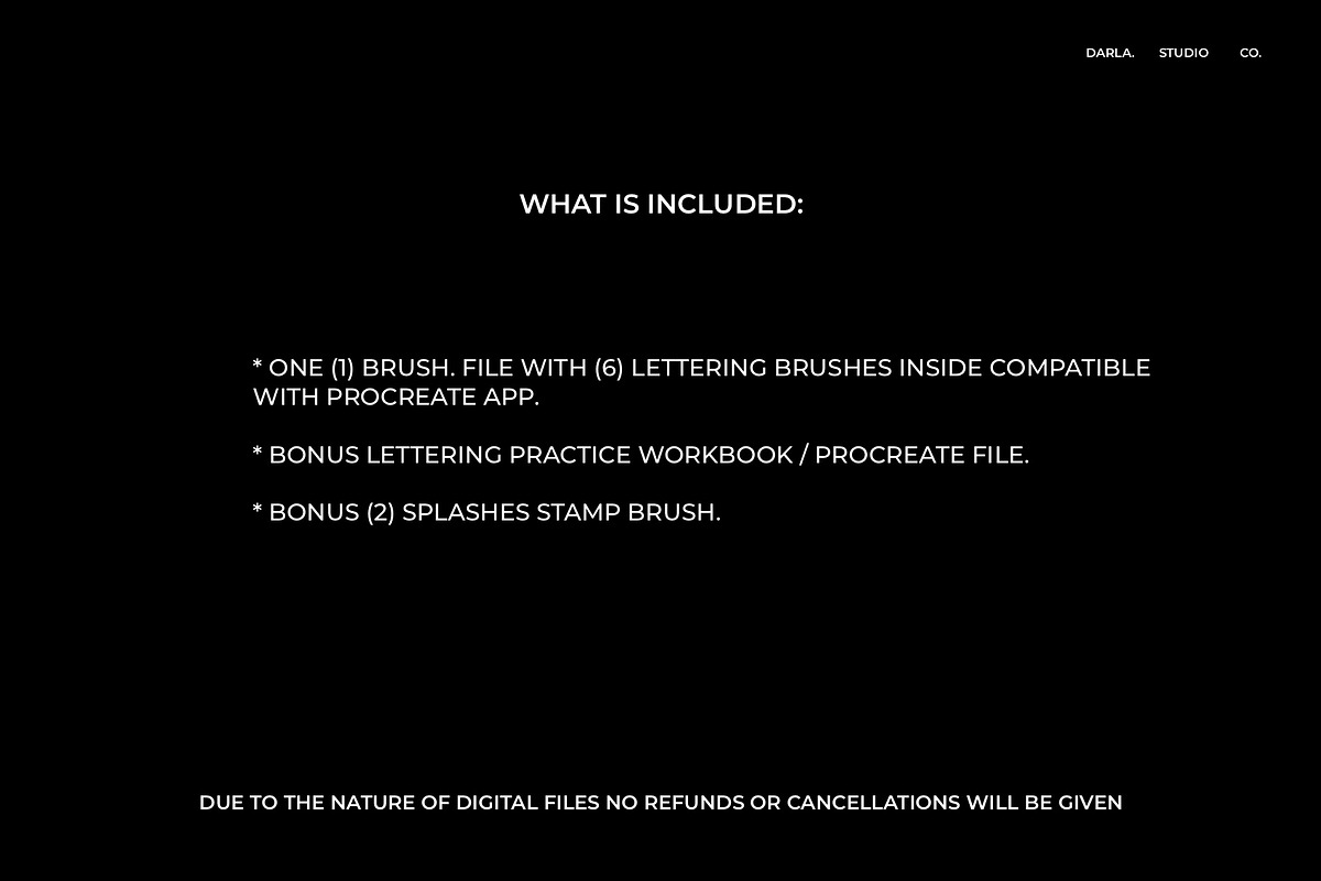 Lettering Brush Bundle + Workbook, a Brush Add-On by Darla Studio (Photo 16 of 16)
