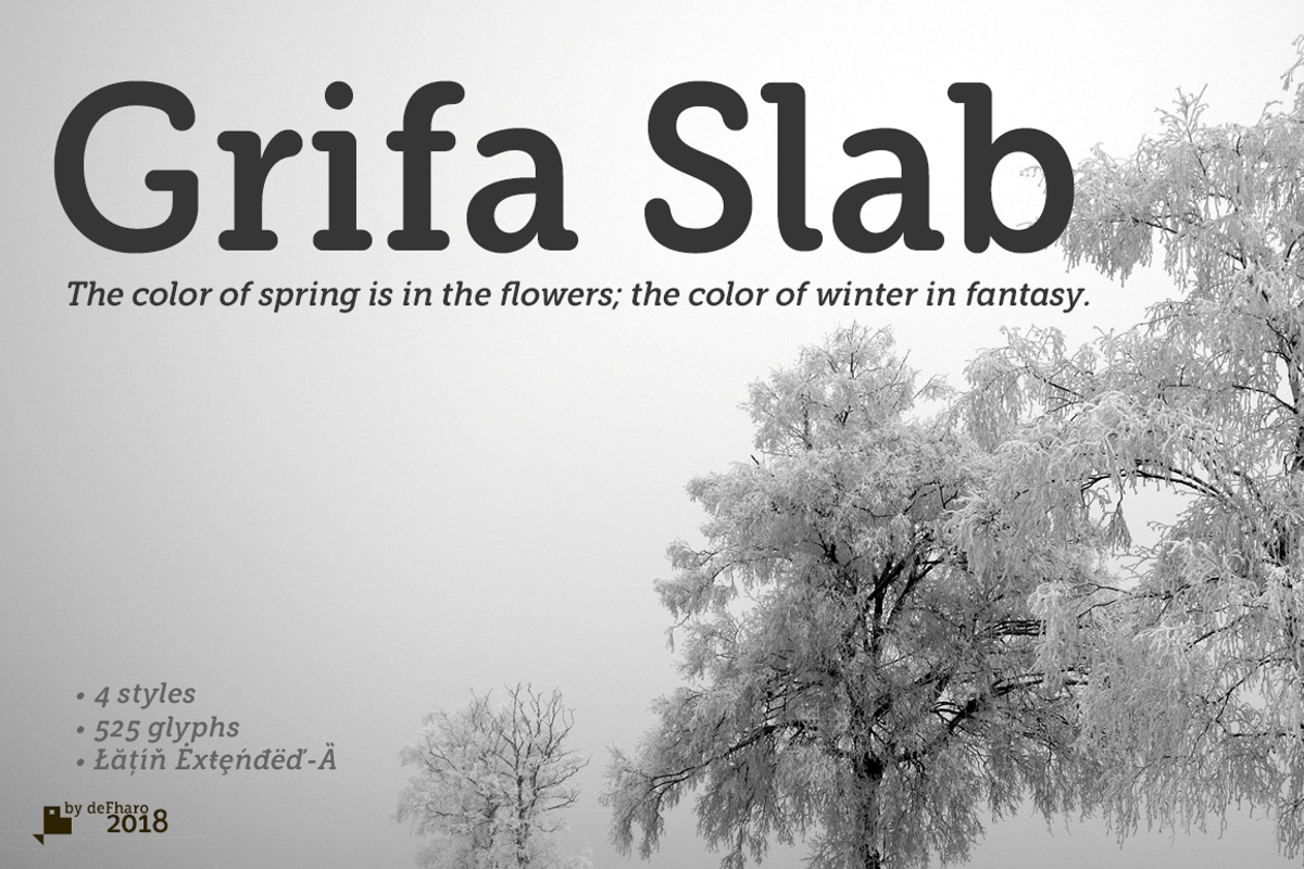 Grifa Rounded & Slab -4 fonts- preview 5