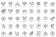AI, API & Automation Icon Set – 100+, an Outline Icon by SJagiello (Thumbnail 4 of 5)