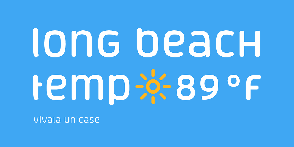 Vivala Unicase, a Sans Serif Font by VivalaType (Photo 6 of 7)