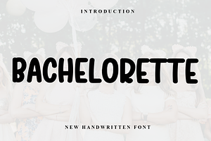 BACHELORETTE, a Sans Serif Font by InermediaSTUDIO