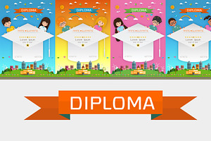 Certificate Kids Diploma Set