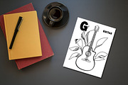 ALPHABET Coloring Book, an Education Illustration by ChristinaDesigns (Thumbnail 3 of 6)