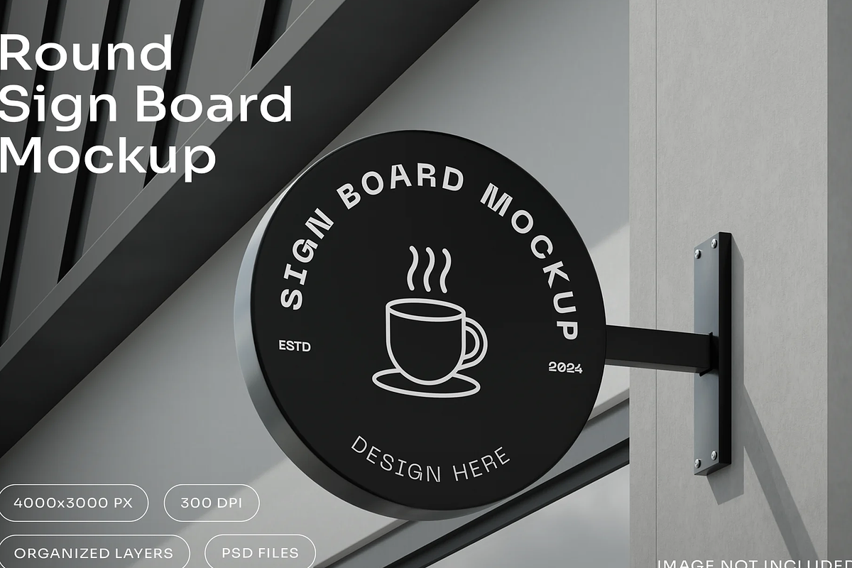 Sign Mockup, an Advertising Mockup by graphicsauce (Photo 1 of 4)