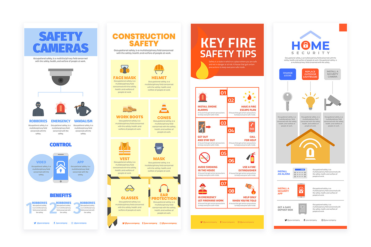 Namin Safety Infographics Bundle, a Presentation Template by slidequest (Photo 4 of 4)