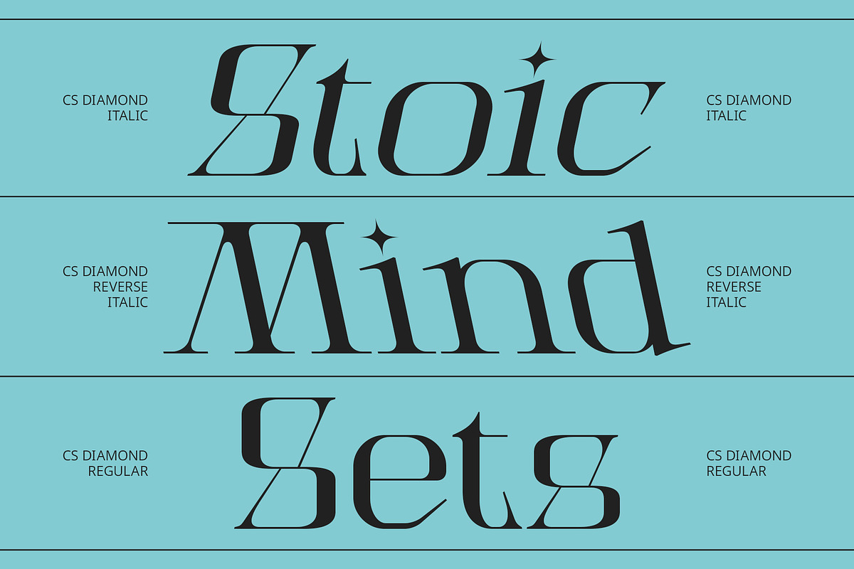 CS Diamond – Serif Font, a Serif Font by Craft Supply Co. (Photo 2 of 8)