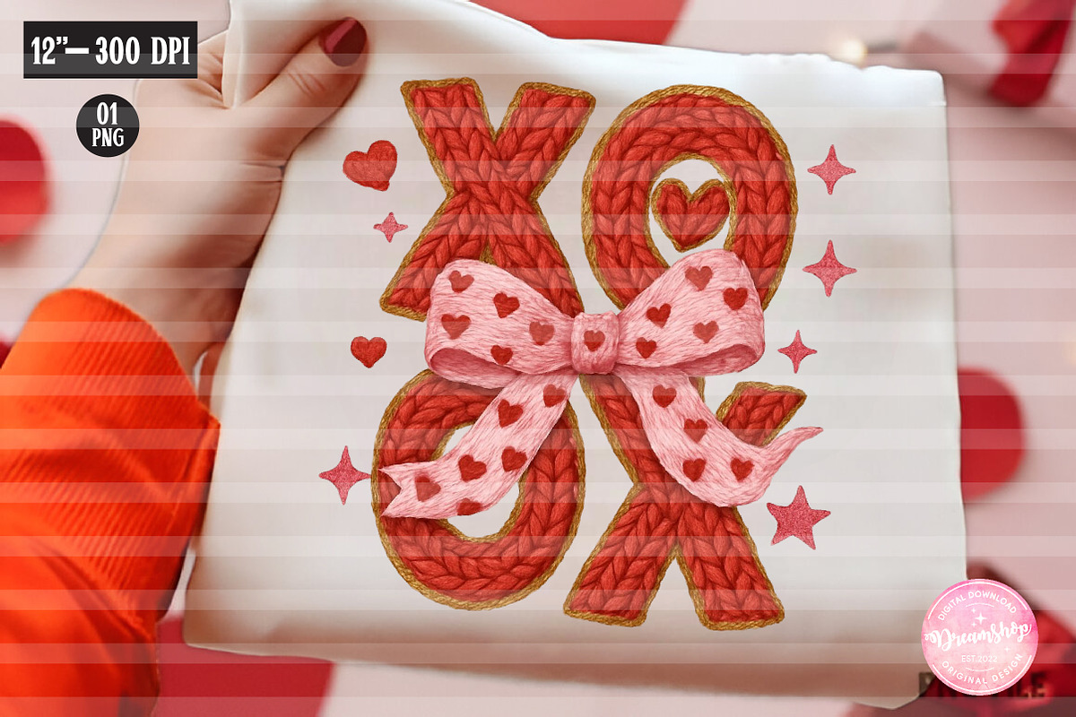 Retro Valentine Png, XoXO Png,, an Illustration by CreationArt (Photo 1 of 6)