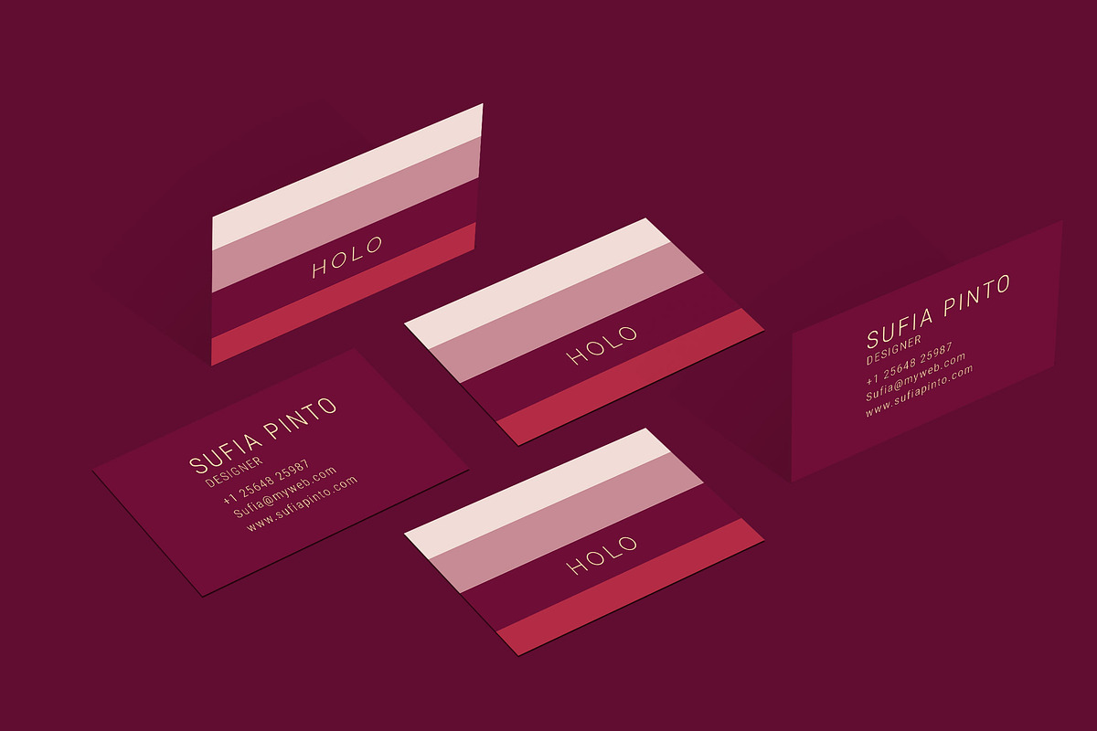 Holo Business Card, Photoshop, a Business Card Template by ORCOLOR (Photo 5 of 6)
