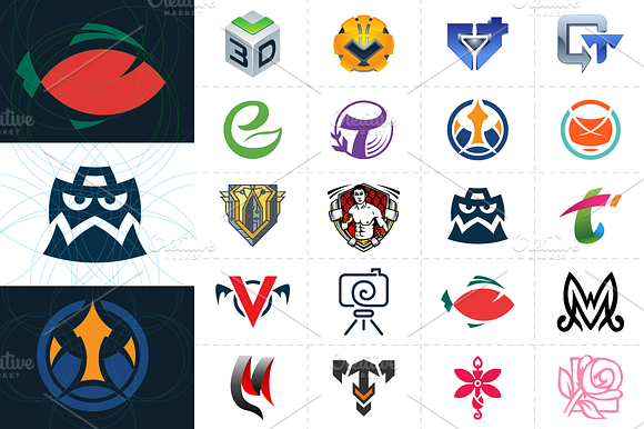 20 Vector Symbols And Logos Set