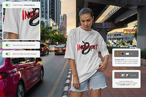 T-Shirt Mockup Big City