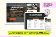 Concrete Contractor Website Template, a Squarespace Template by Template Twist Shop (Thumbnail 7 of 9)