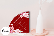 Asian Floral Wedding Invite -B3A, an Invitation Template by YeeqsWedding (Thumbnail 1 of 4)