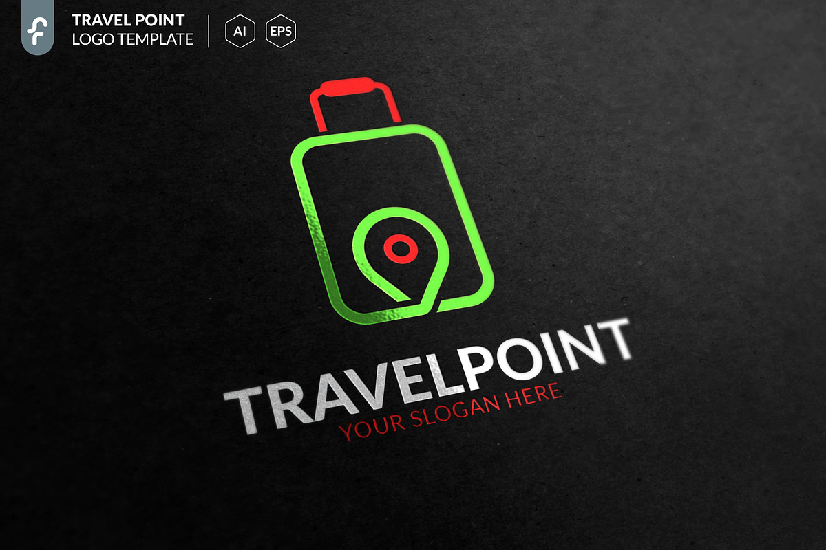 Travel Point Logo, a Branding & Logo Template by ft.studio