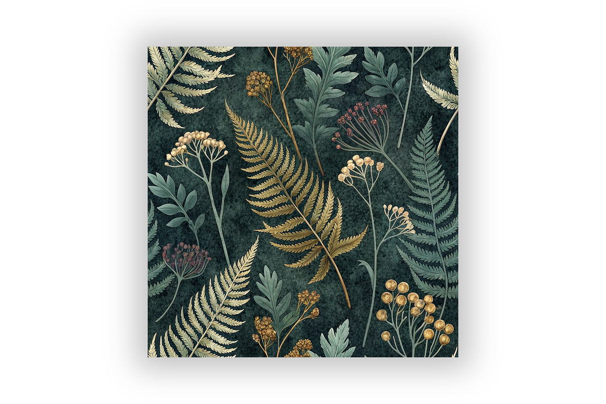 Dried Pressed Botanical Pattern, a Pattern Graphic by FloridPrintables (Photo 6 of 9)