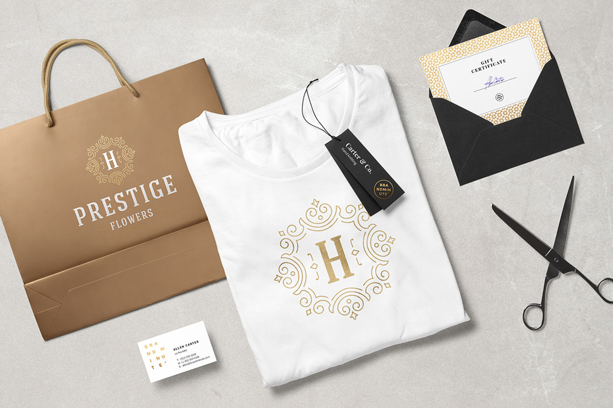 36 Luxury Ornament Logos, a Branding & Logo Template by Vasya Kobelev (Photo 9 of 14)