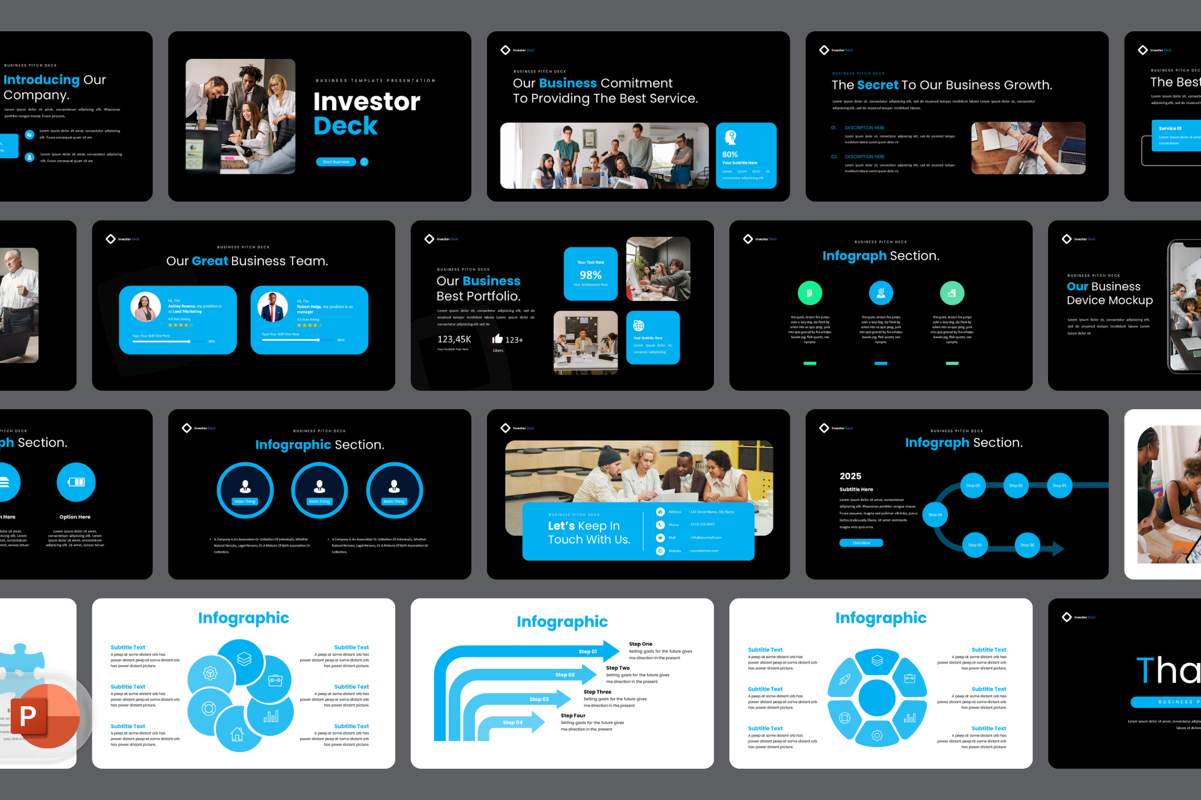 Investor - Business Pitch Deck, a Presentation Template by Hammad Arif