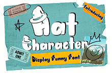 Hat Character Font