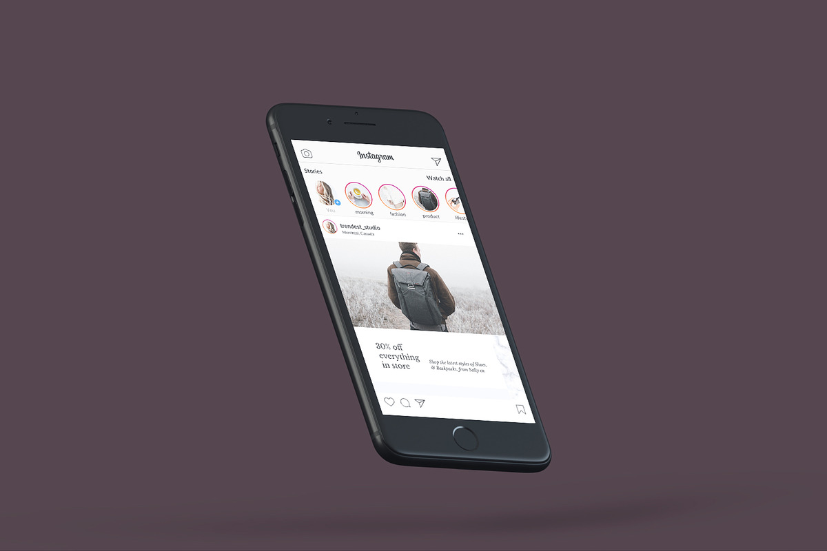 Hazel Instagram Pack, a Social Media Template by Crevo Studio (Photo 2 of 13)
