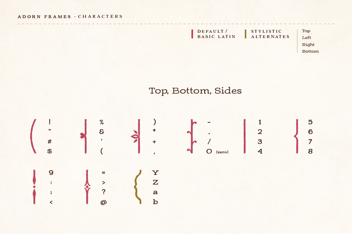 Adorn Collection, a Sans Serif Font by Laura Worthington (Photo 56 of 62)