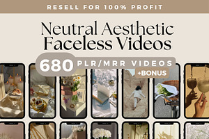 Neutral Aesthetic Faceless Videos