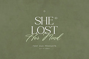 She Lost Her Mind | Font duo, a Serif Font by ClevUs (Thumbnail 1 of 11)