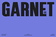 CS Garnet – Condensed Font