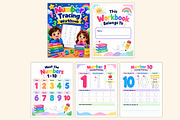 Number Tracing Workbook, a Stationery Template by Shumaya (Thumbnail 2 of 4)