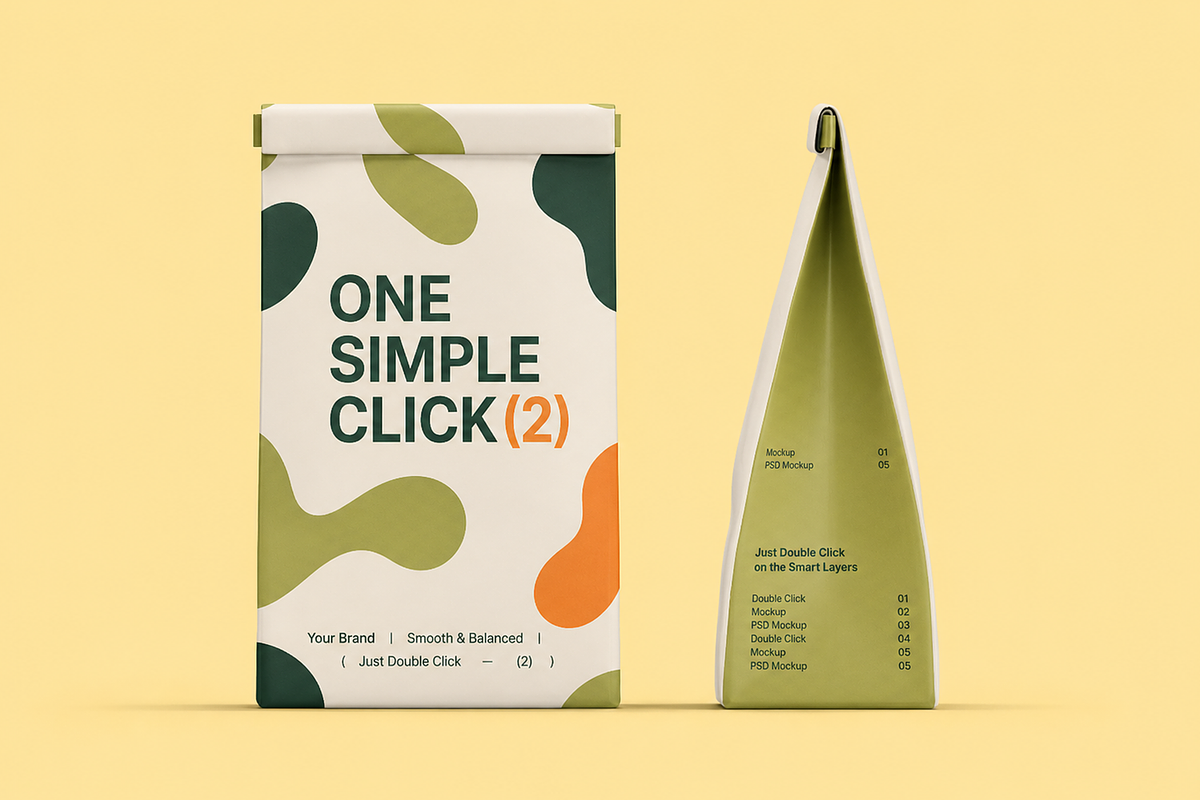 Paper Packaging Mockup Set, a Packaging Mockup by Custom.scene (Photo 5 of 6)