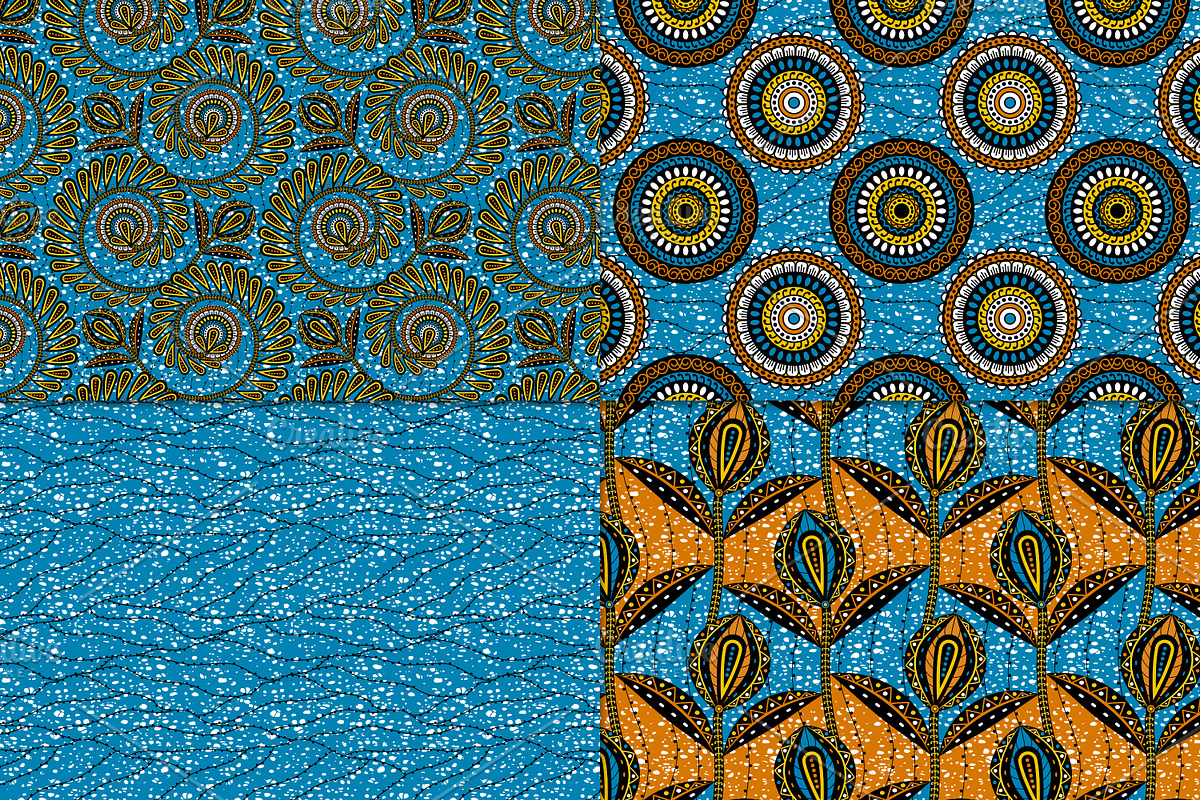 Ankara Prints (EPS, JPG), a Pattern Graphic by Sveta Aho (Photo 5 of 11)