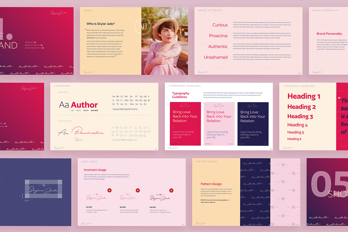 Essential Brand Styleguide Template, a Presentation Template by byalikhan (Photo 8 of 10)