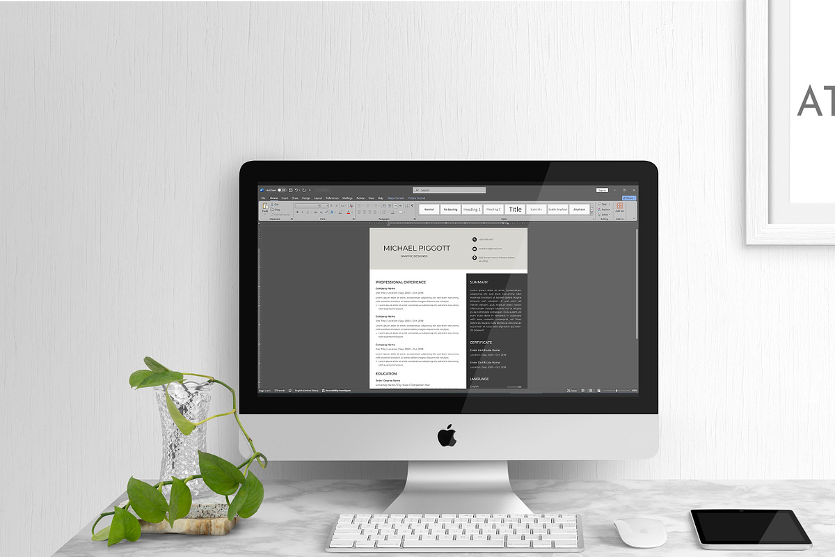 Resume/CV, a Resume Template by Anjum Ilyas (Photo 7 of 7)