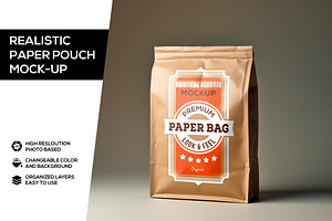 Paper Pouch Mockup Pack