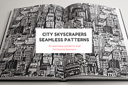 City Skyscrapers Clipart & Patterns, a Pattern Graphic by IRSYART (Thumbnail 1 of 8)