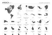 233 Silhouettes of Countries, an Education Illustration by asantosg (Thumbnail 4 of 26)