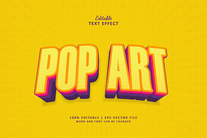 Text Effect Pop Art