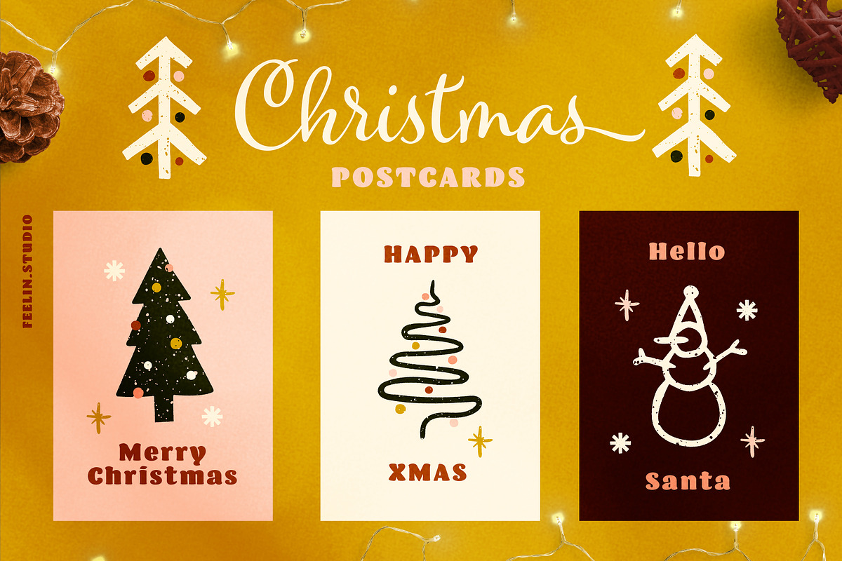 Abstract Christmas — Holly Jolly, a Texture Illustration by adwintash (Photo 9 of 16)