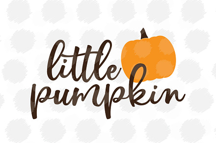 Little Pumpkin SVG