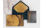 Navy Blue & Gold Alcohol Ink, a Texture Graphic by sibel dayı (Thumbnail 3 of 5)