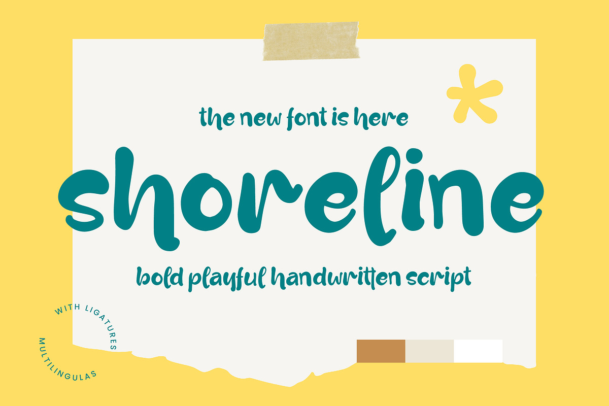 Shoreline, a Handwritten Font by operatype.co (Photo 1 of 8)